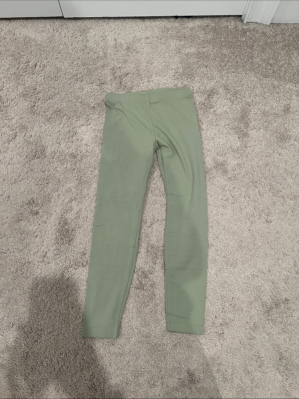 Cat & Jack Sage Green Stretch Kids Leggings